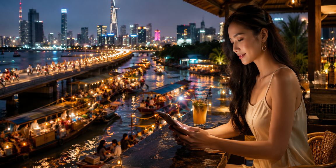 Người dùng tại TP Hồ Chí Minh trải nghiệm các trò chơi giải trí trực tuyến trên điện thoại